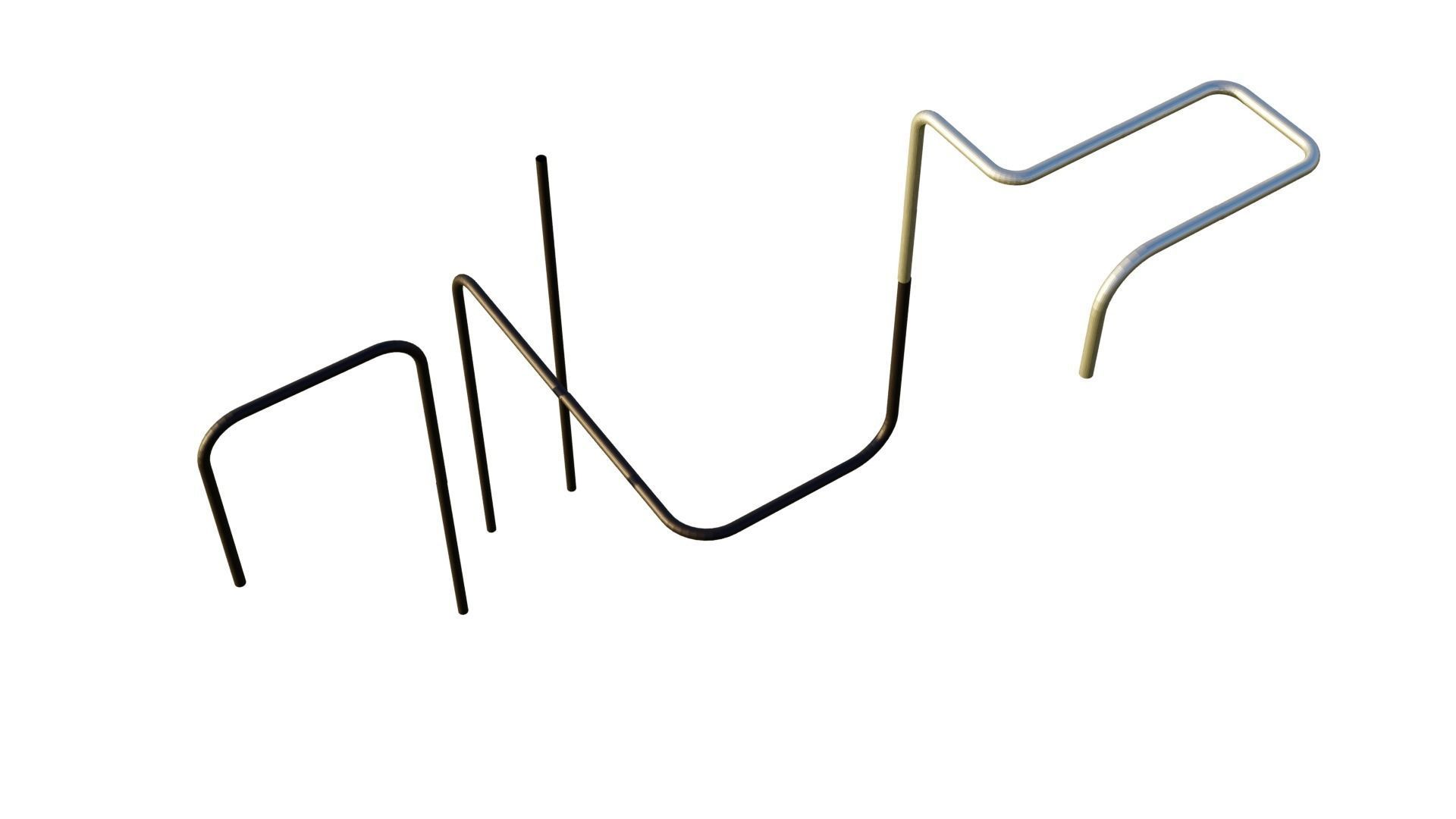 Simple Pipes Pack Free 3D model_3