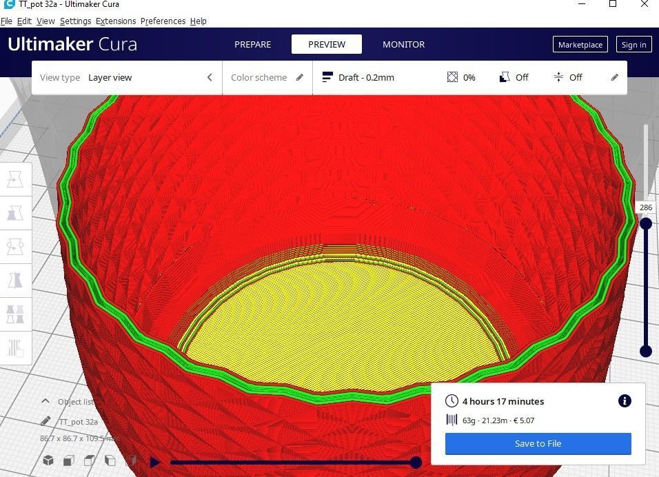 pencil holder or pot planter 32 a 3D print model_13