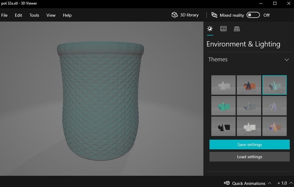 pencil holder or pot planter 32 a 3D print model_14