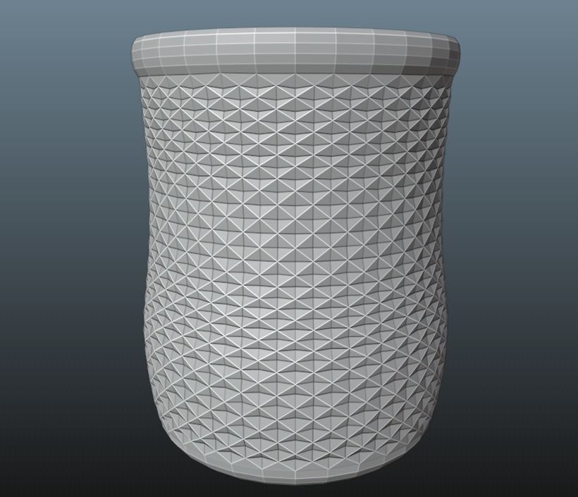 pencil holder or pot planter 32 a 3D print model_17