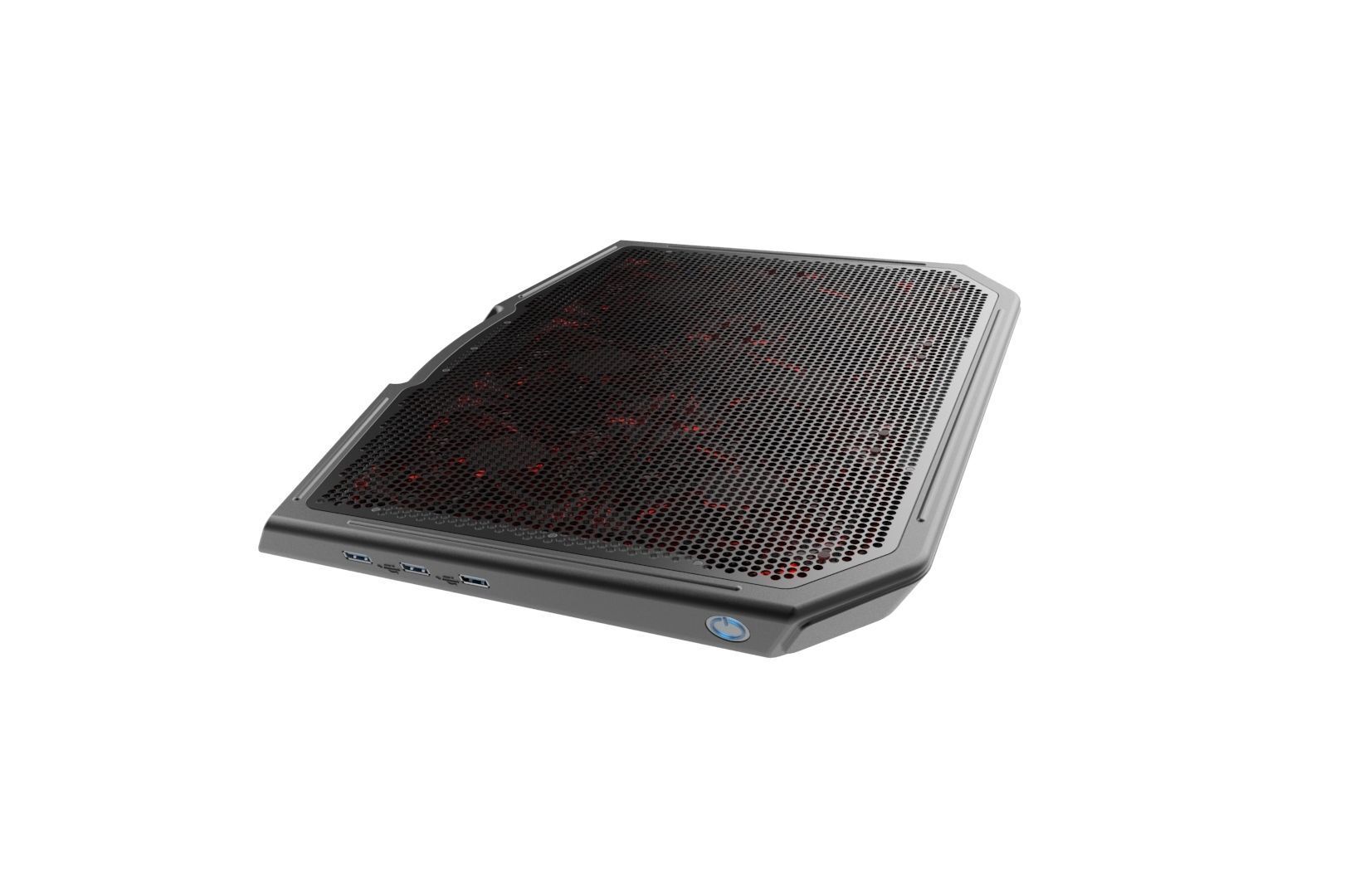 Laptop cooling pad 3D print model_17