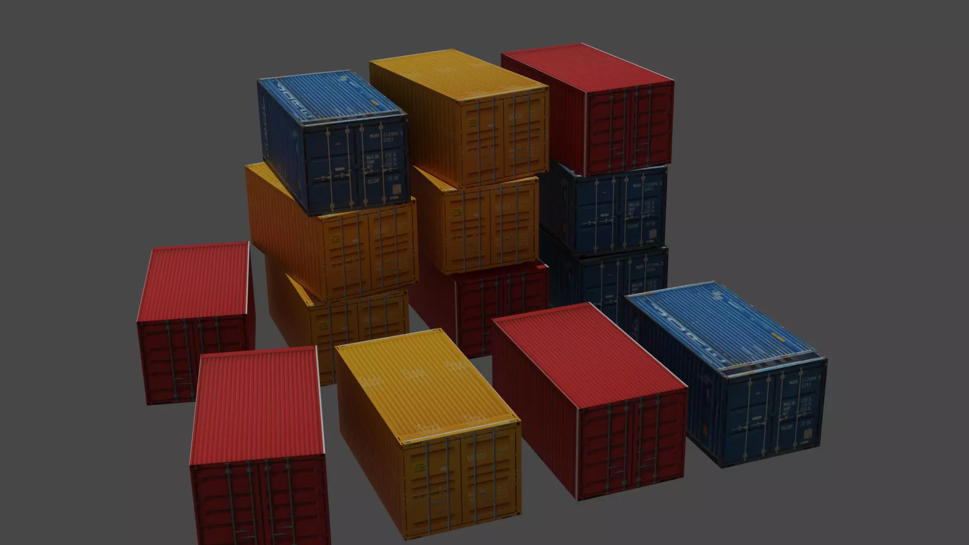 CONTAINER ON PUBG MODEL Texture