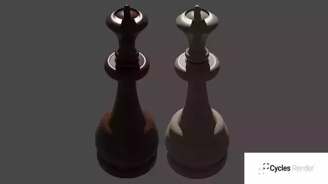 Wooden Queen Chess Pieces