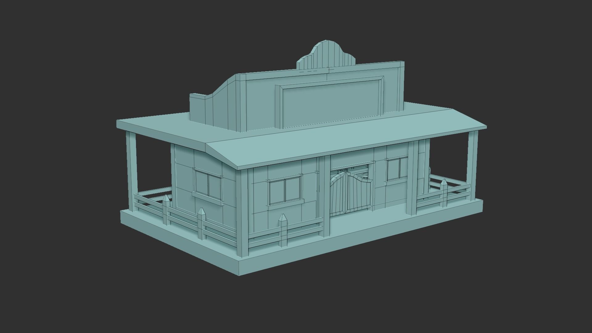 10 Wild West Building Collection - Western Backdrop Full Perm _18