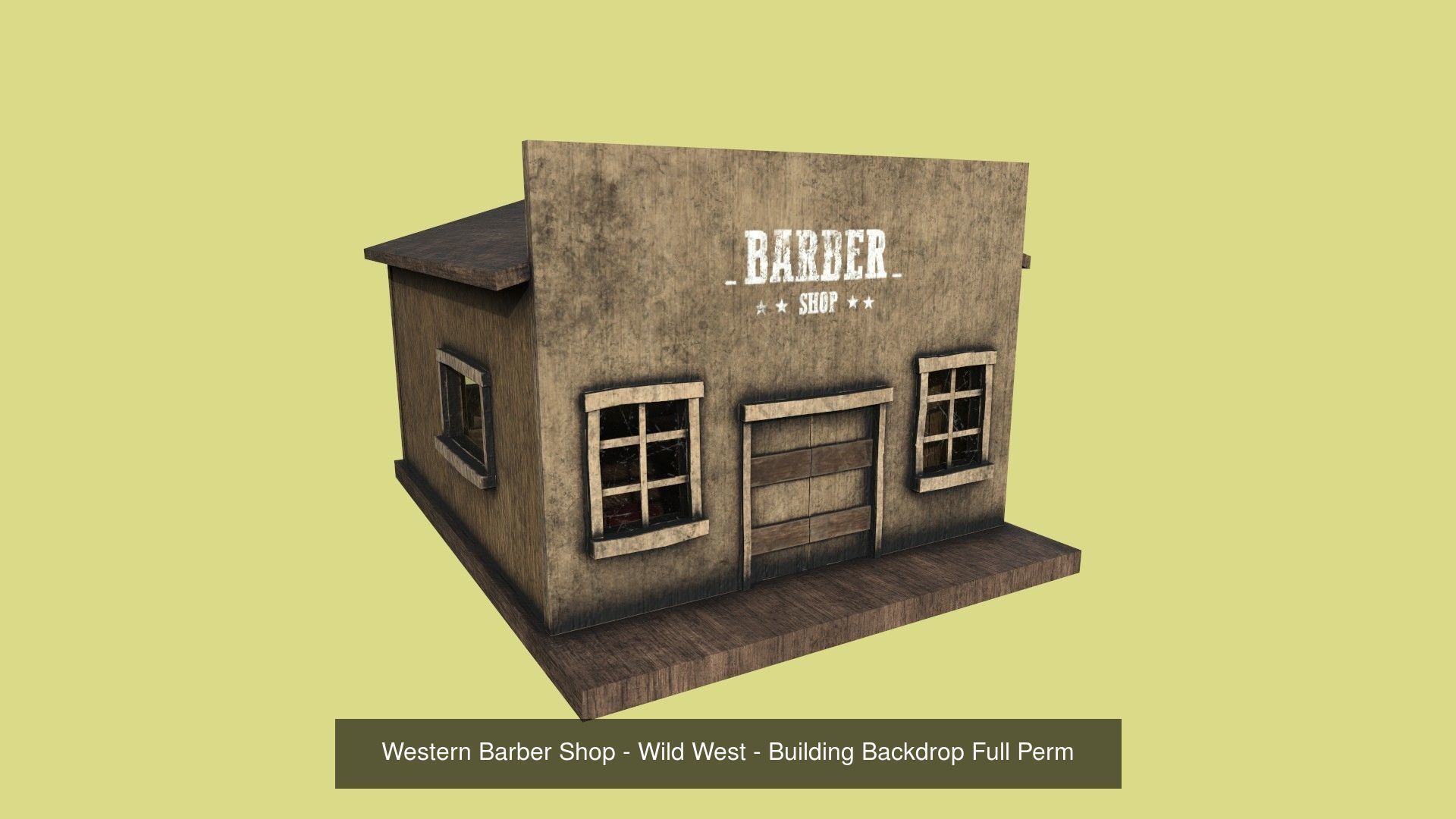 10 Wild West Building Collection - Western Backdrop Full Perm _9