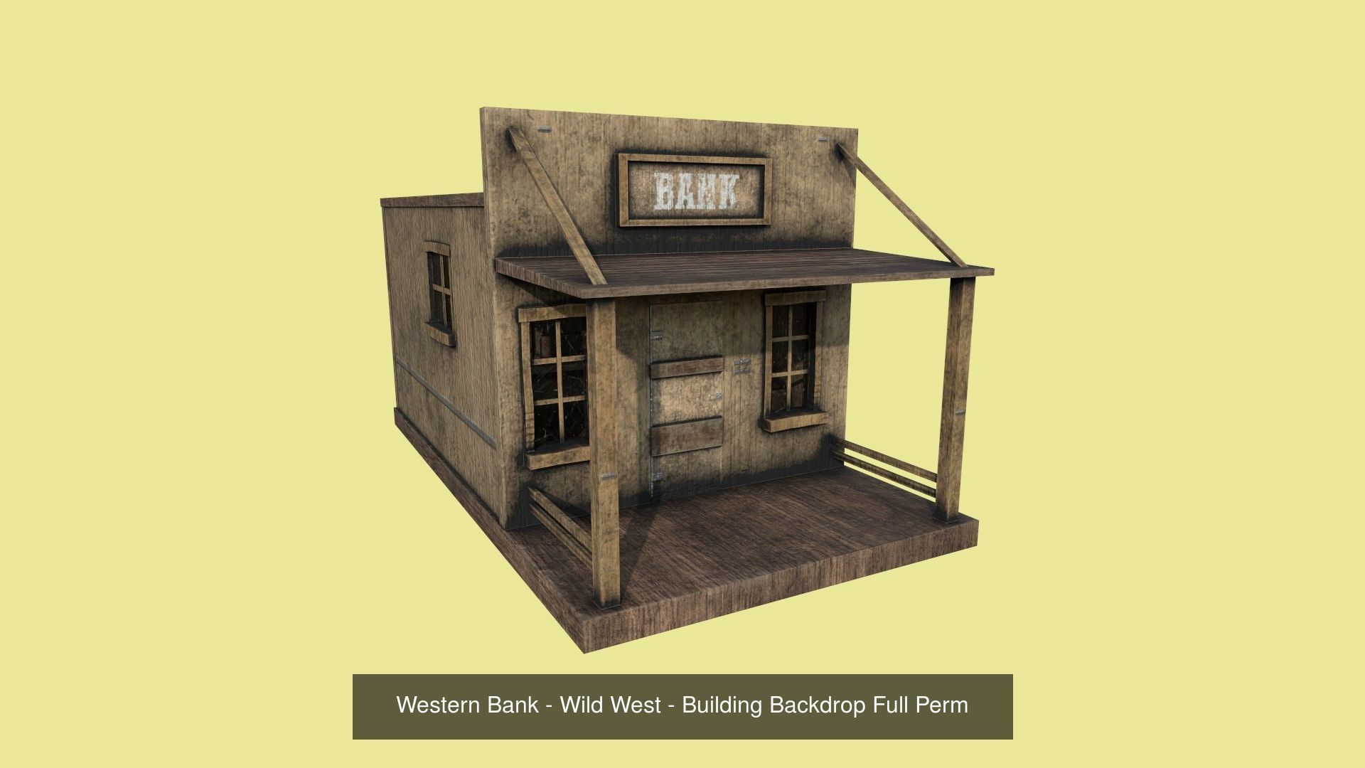 10 Wild West Building Collection - Western Backdrop Full Perm _7