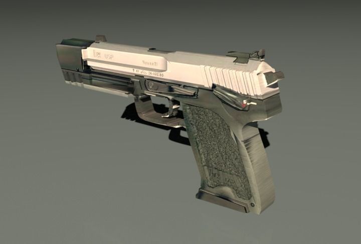 USP HK Compensator Pistol 3D model_2