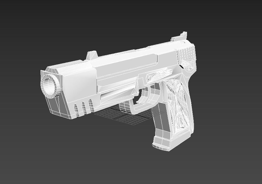 USP HK Compensator Pistol 3D model_3