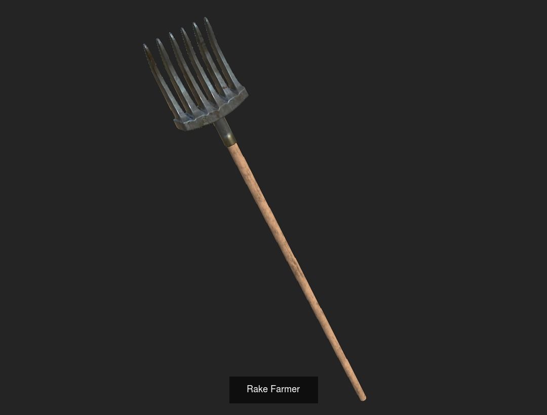 Farmer Tools - 11 in 1 3D Model Collection_3