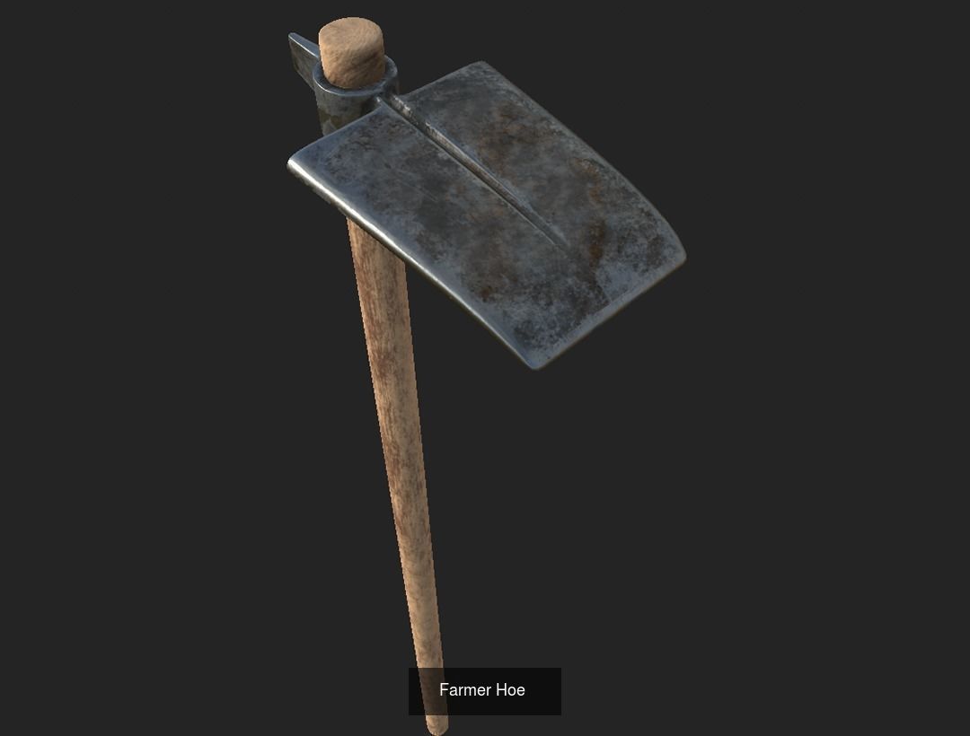 Farmer Tools - 11 in 1 3D Model Collection_10