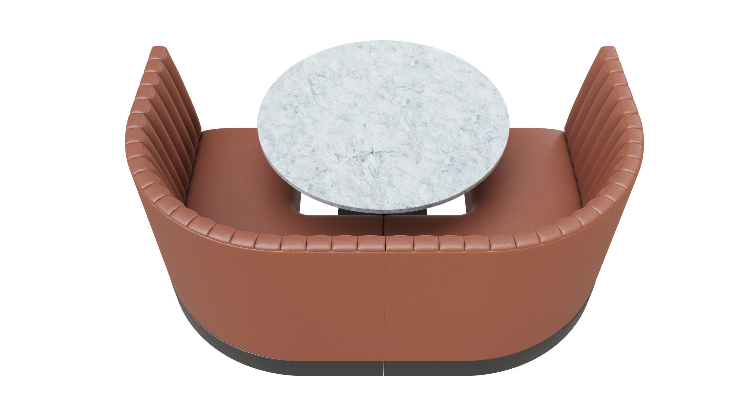 Bench Restaurant 3D model_2