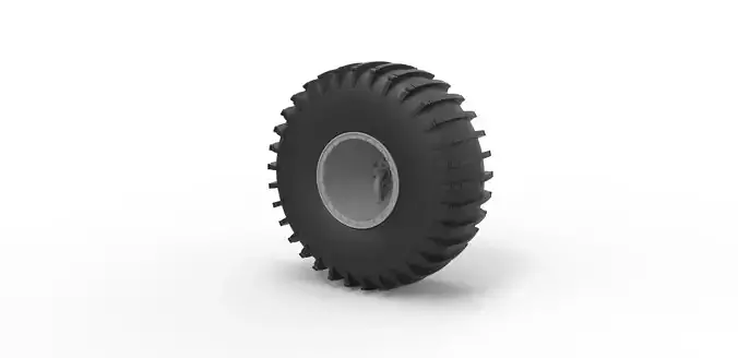 Wheel from Atlas ATV Scale 1 to 20 3D print model