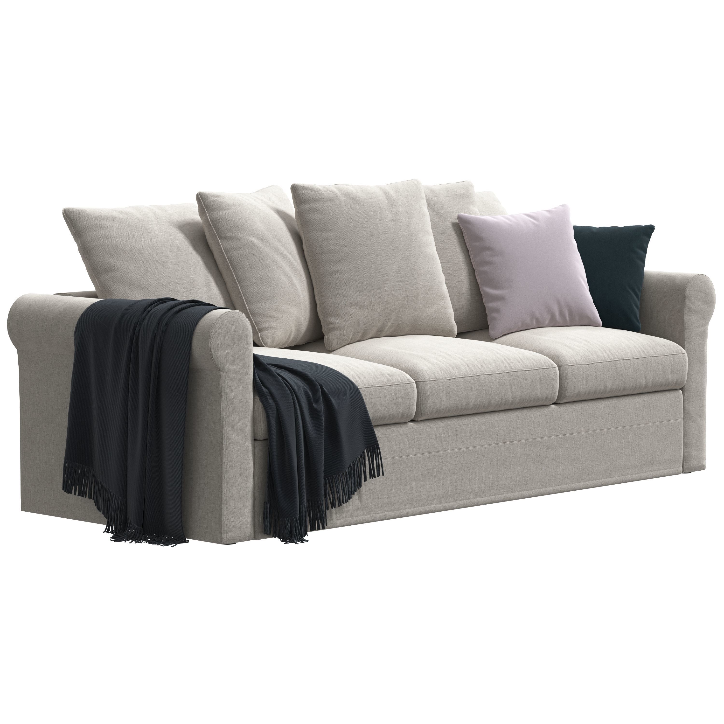 Ikea Harlanda 3 seats sofa 3D model CGTrader