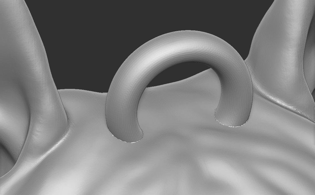 French Bulldog head key ring for 3D printing 3D print model_11