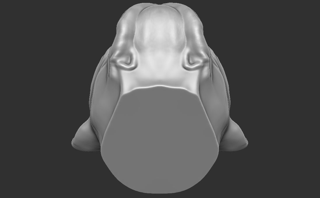 French Bulldog head key ring for 3D printing 3D print model_13