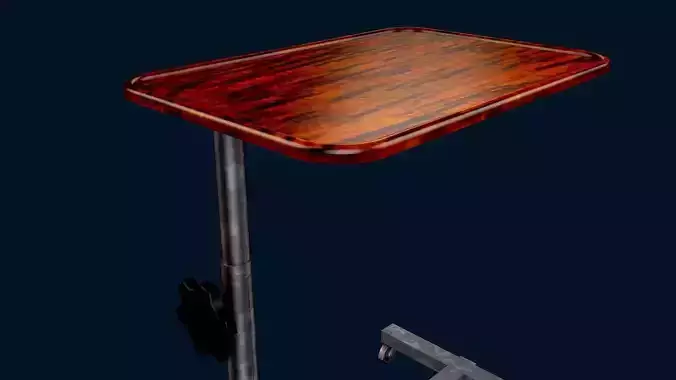 HOSPITAL BED SIDE TABLE 3D model