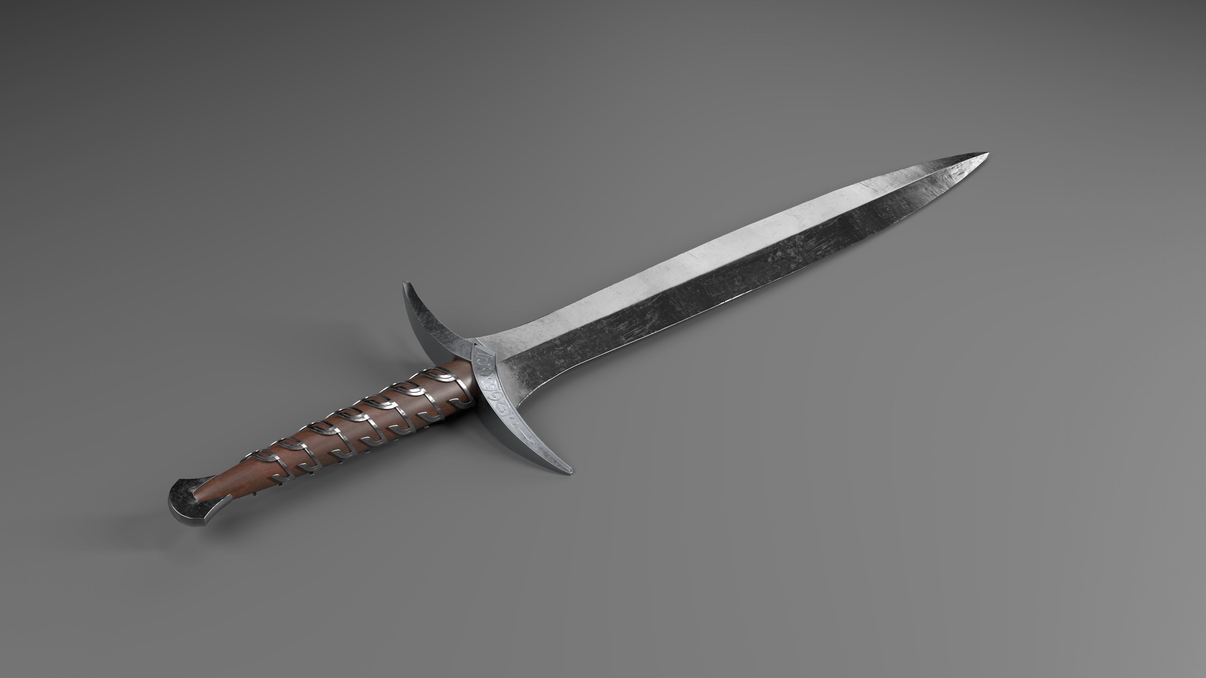 Biblo sword 3D model_3