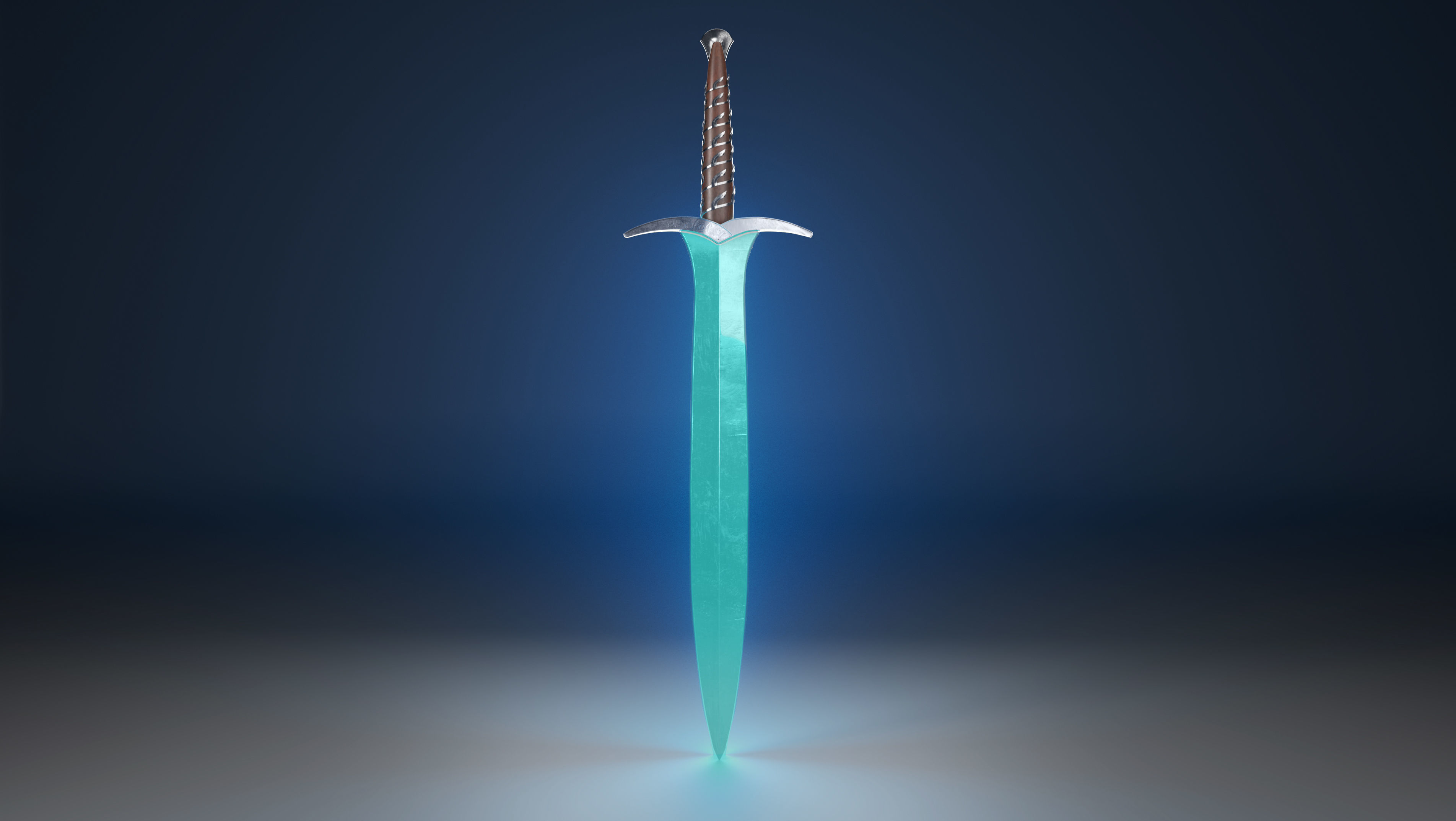 Biblo sword 3D model_2