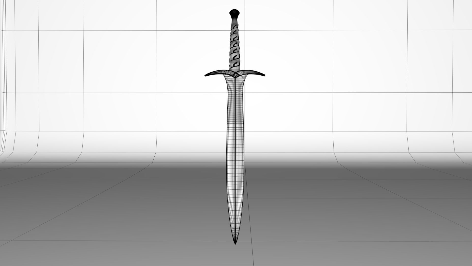 Biblo sword 3D model_5
