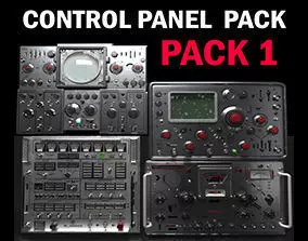 Control panel pack 1 3D model_0