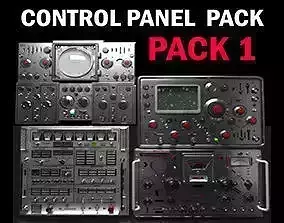 Control panel pack 1 3D model