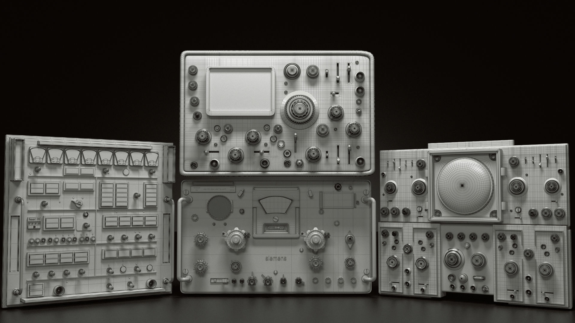 Control panel pack 1 3D model_3