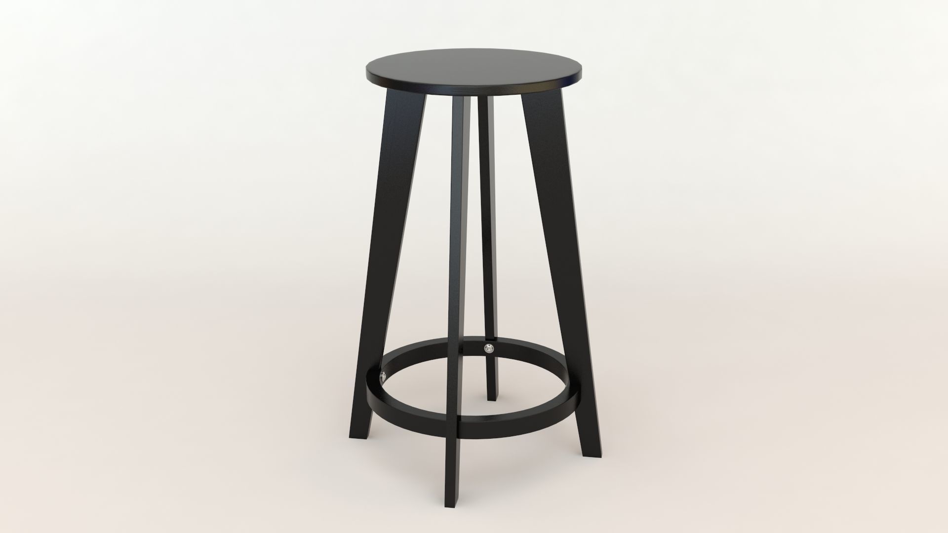 Stool 04 3D model_2