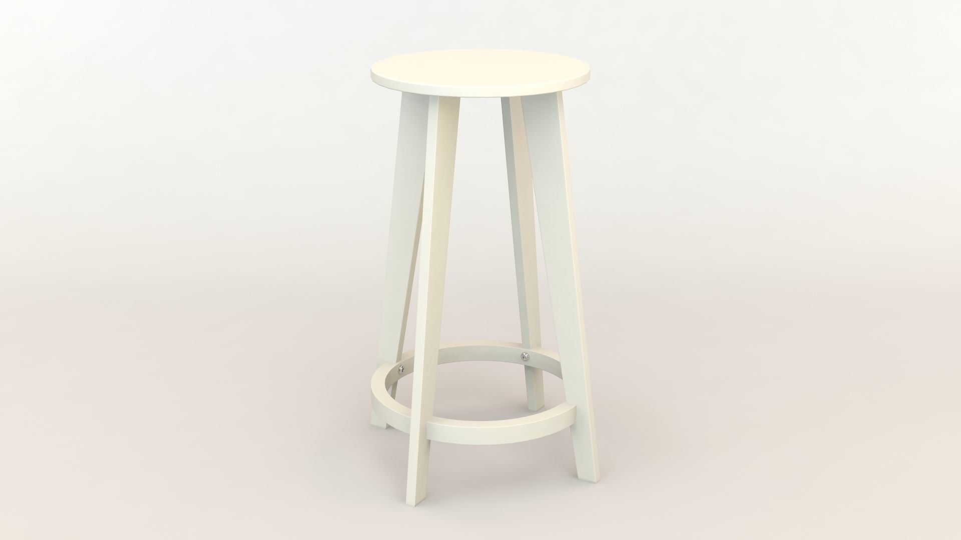Stool 04 3D model_3