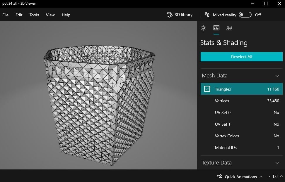 succulent plant pot 34 3D print model_12