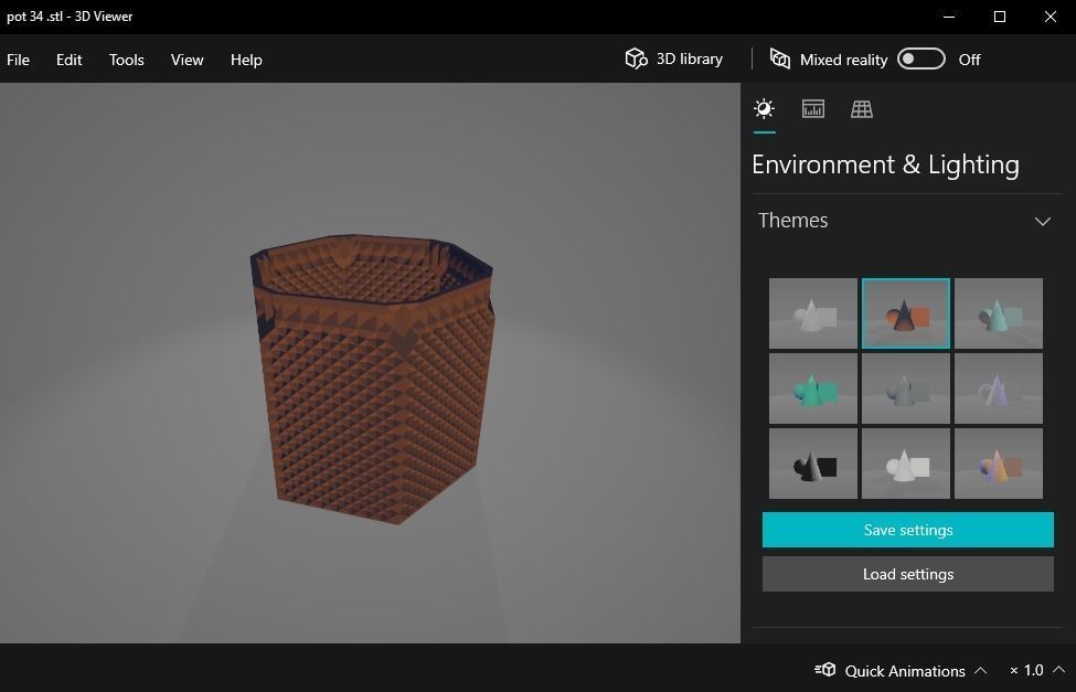 succulent plant pot 34 3D print model_11
