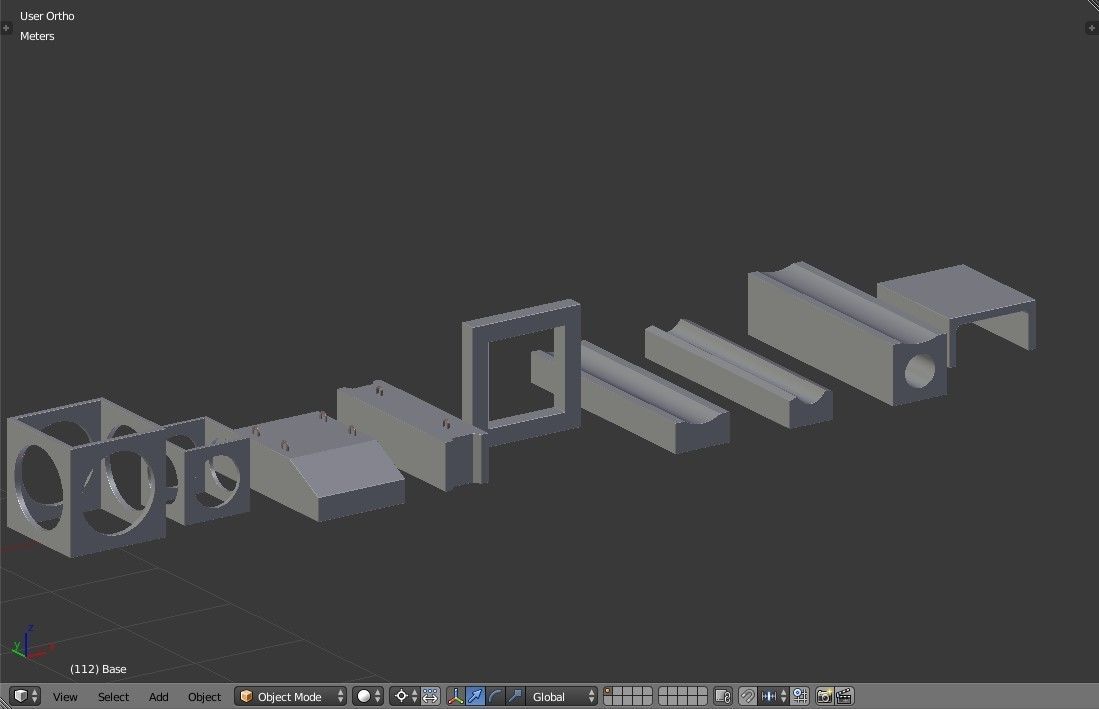 Precast Concrete Elements Collection - 20 Items Low-poly 3D model_23