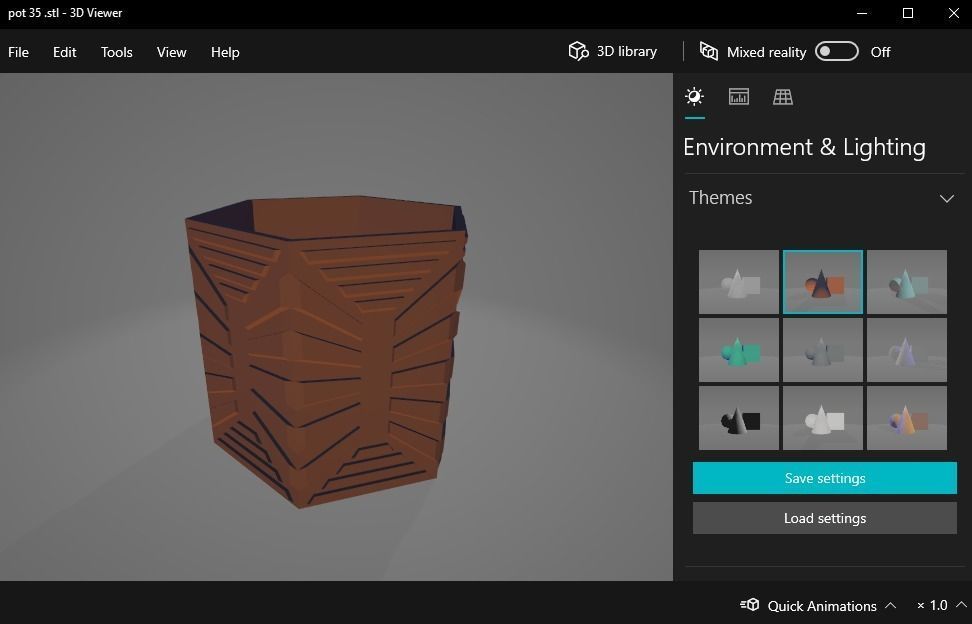 succulent plant pot 35 3D print model_13