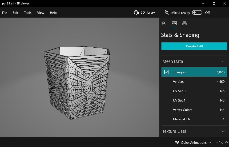 succulent plant pot 35 3D print model_14