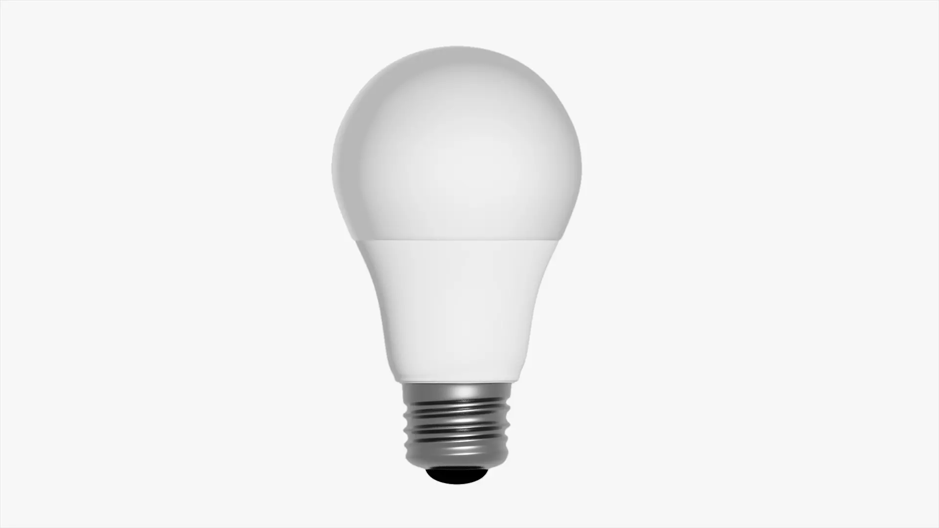 Led Light Bulb 40Watts Low-poly 3D model_0