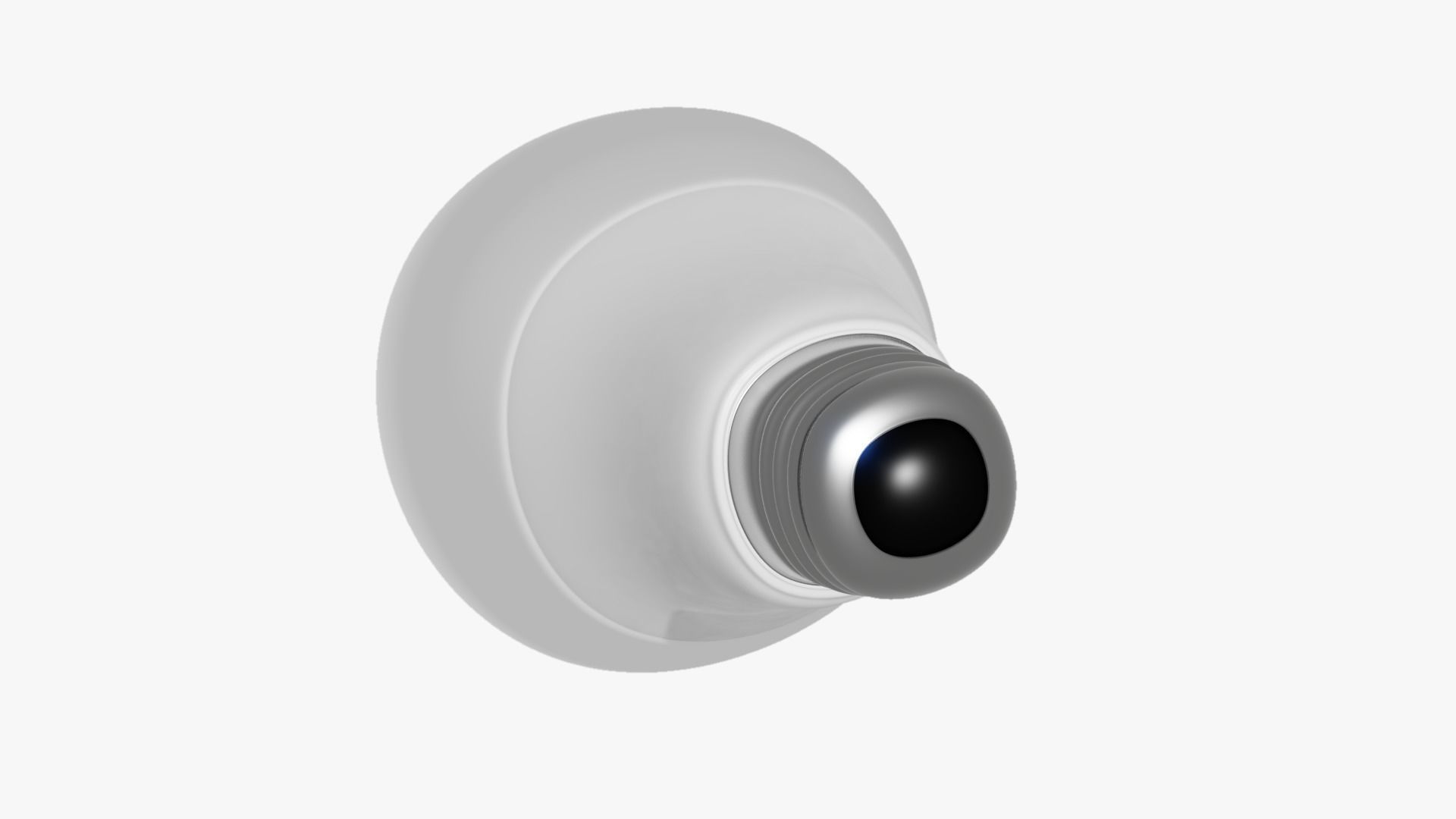 Led Light Bulb 40Watts Low-poly 3D model_4