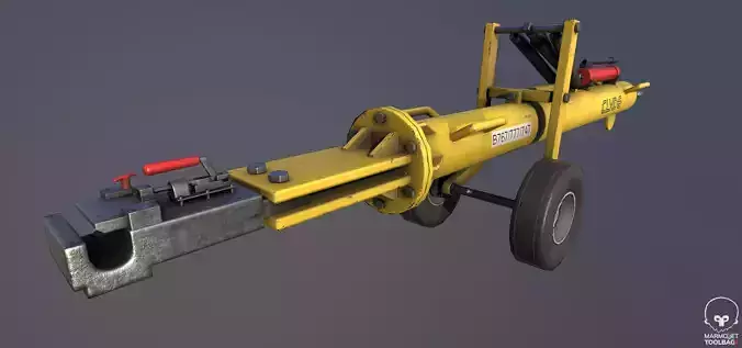 Airport pushback towbar