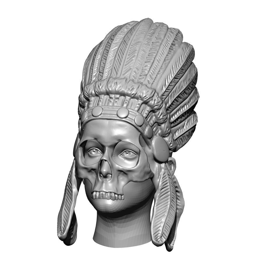 Skull mask version 3D print model_1