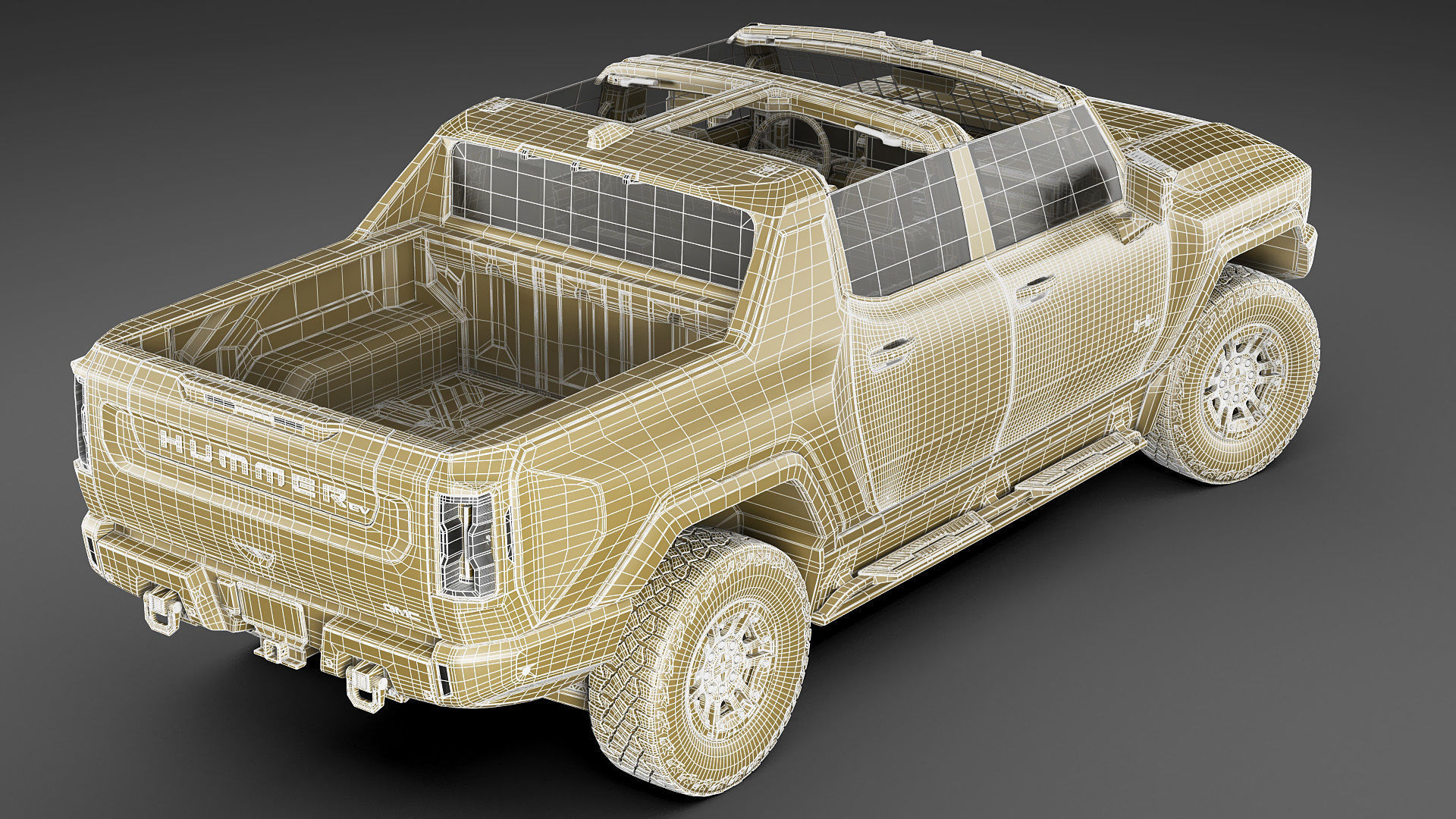 Hummer EV Electric pick-up 2022 3D model_31