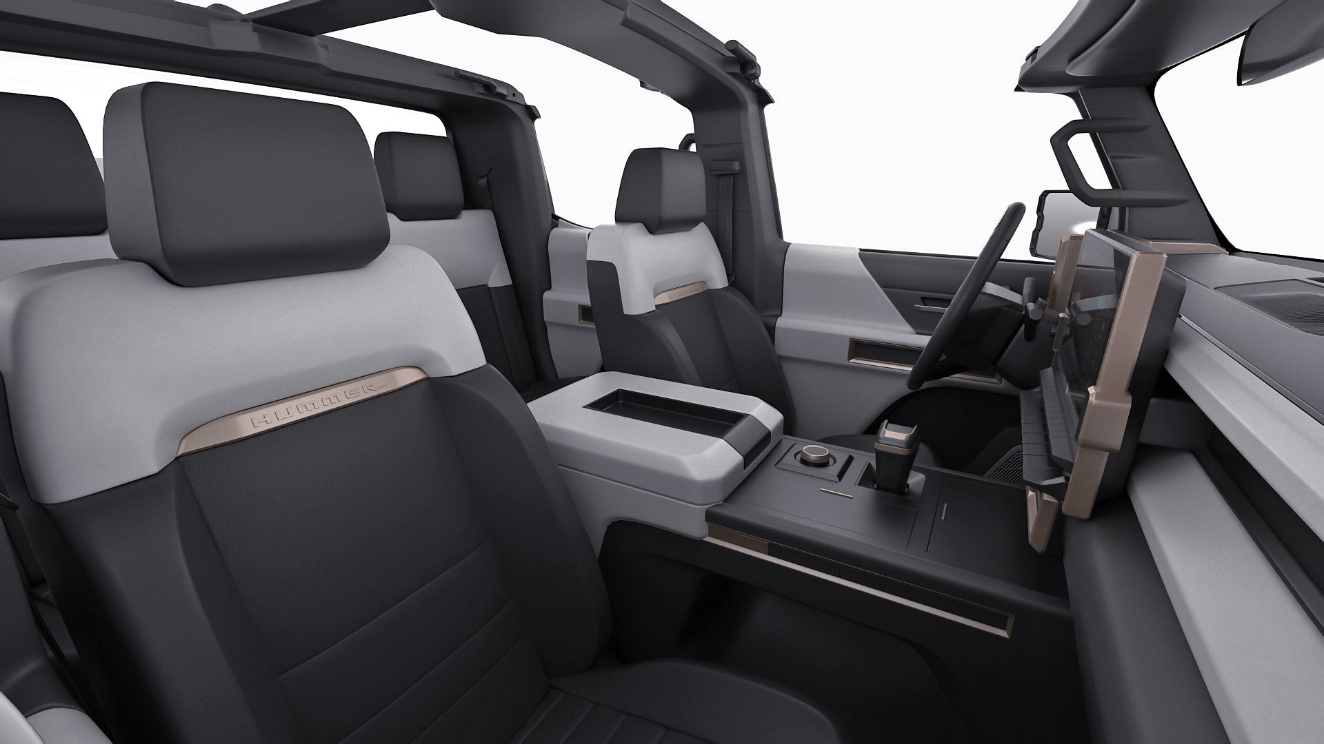 Hummer EV Electric pick-up 2022 3D model_19