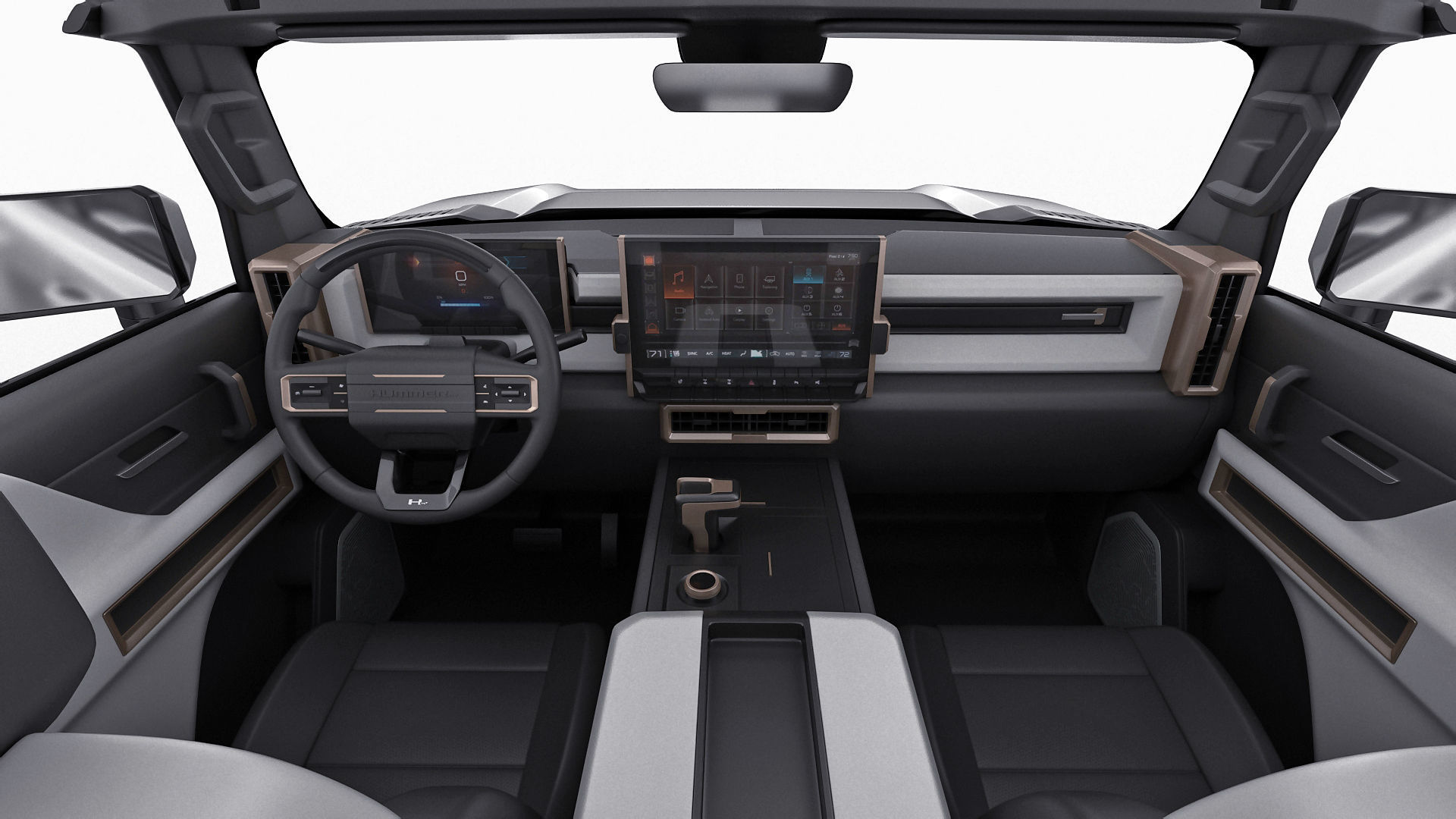 Hummer EV Electric pick-up 2022 3D model_18