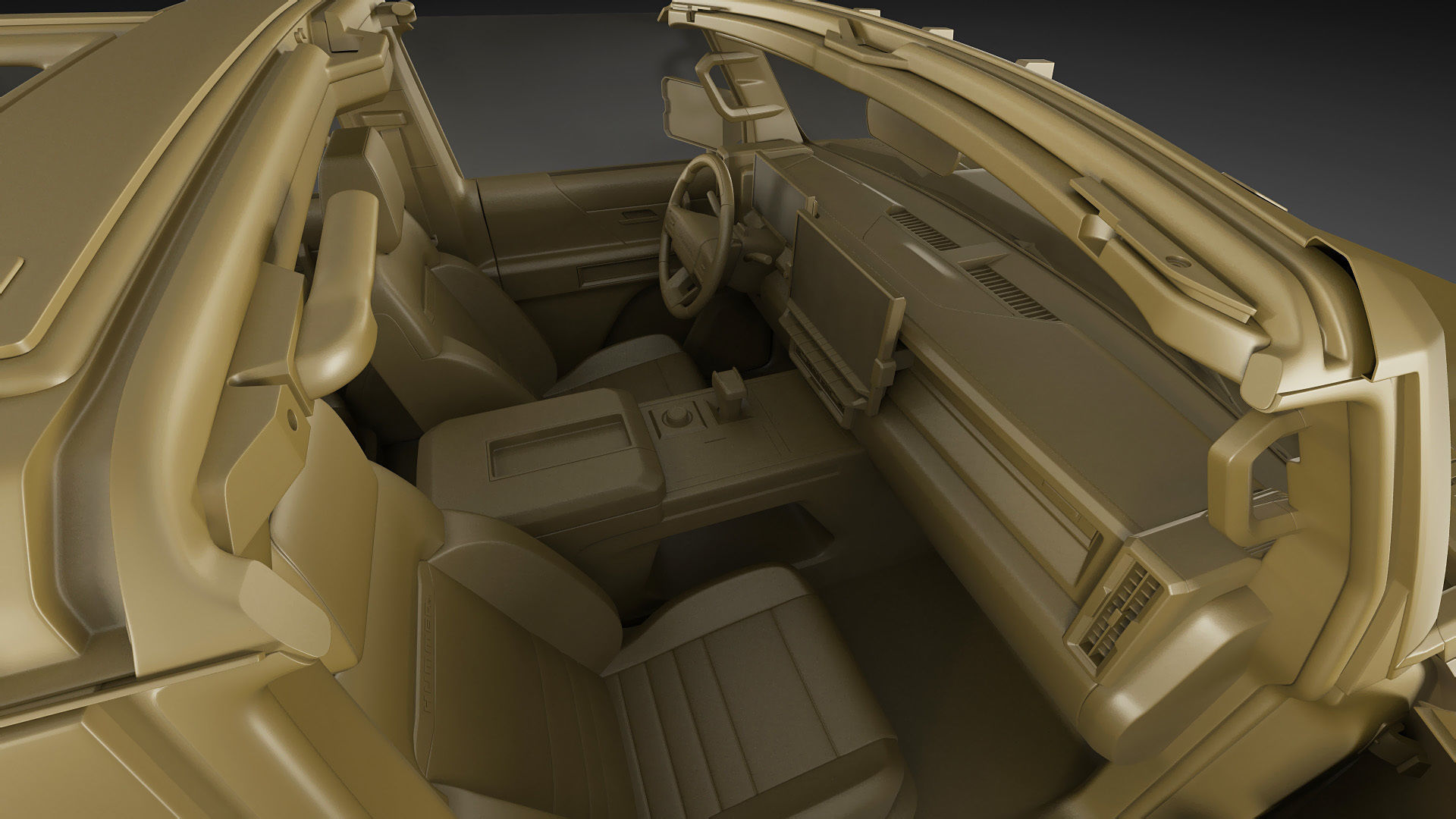 Hummer EV Electric pick-up 2022 3D model_27