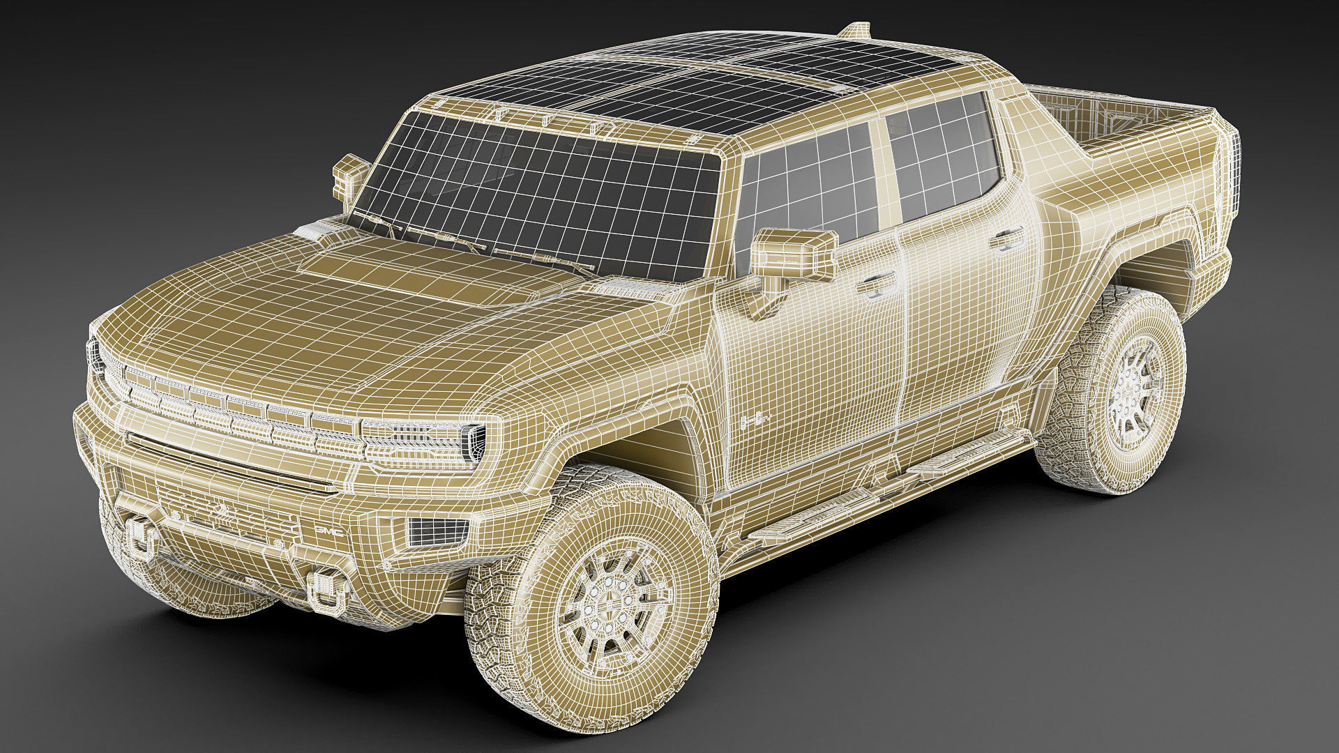 Hummer EV Electric pick-up 2022 3D model_30