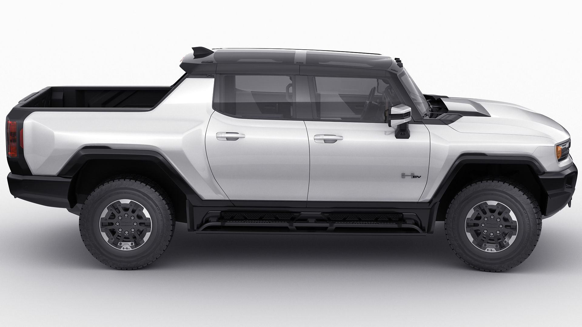 Hummer EV Electric pick-up 2022 3D model_4