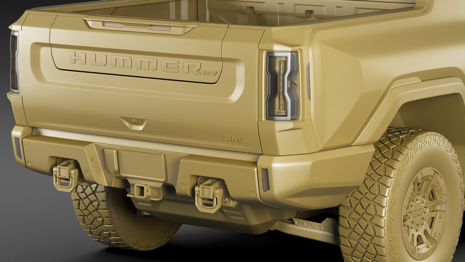 Hummer EV Electric pick-up 2022 3D model_29