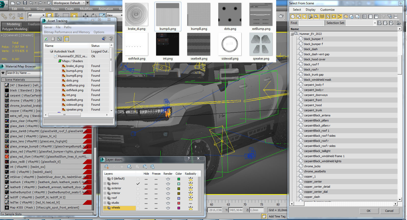Hummer EV Electric pick-up 2022 3D model_34