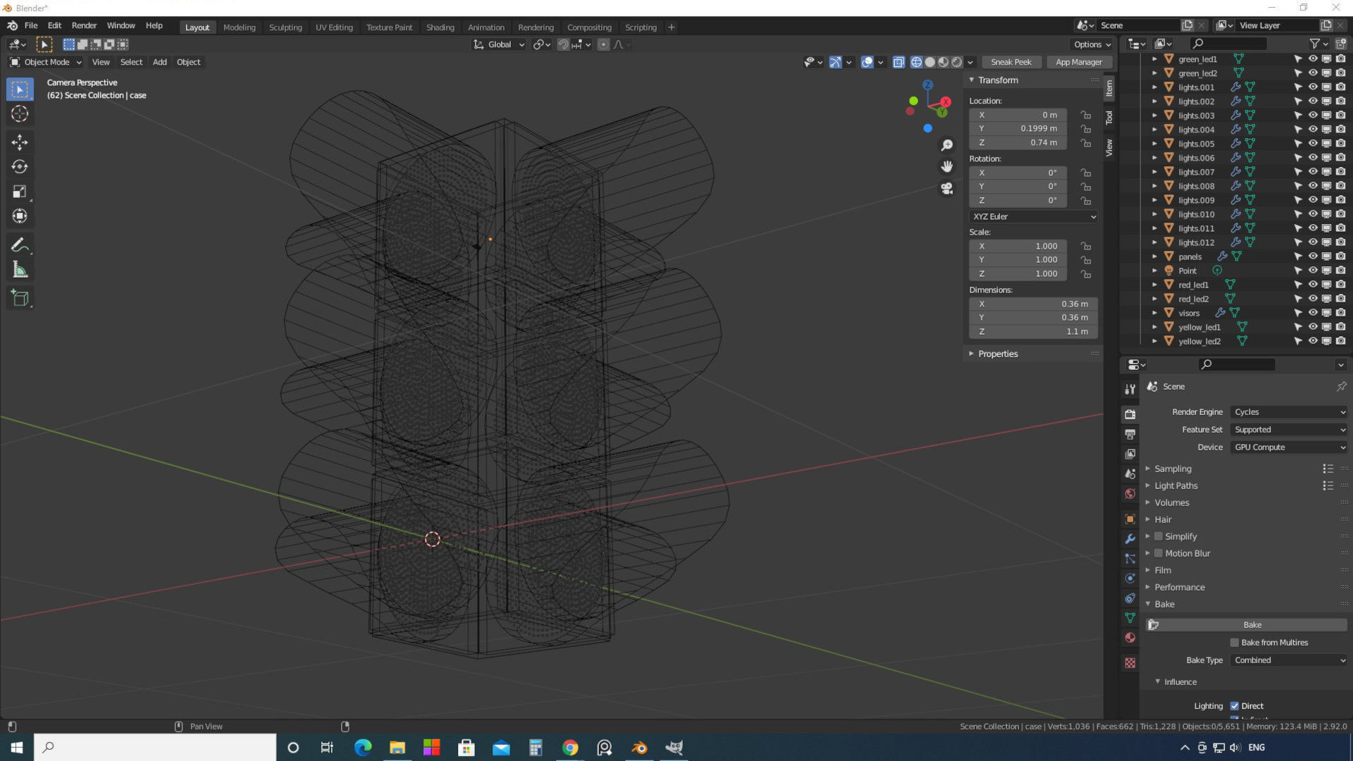 Animated traffic light 3D model 3D model_7