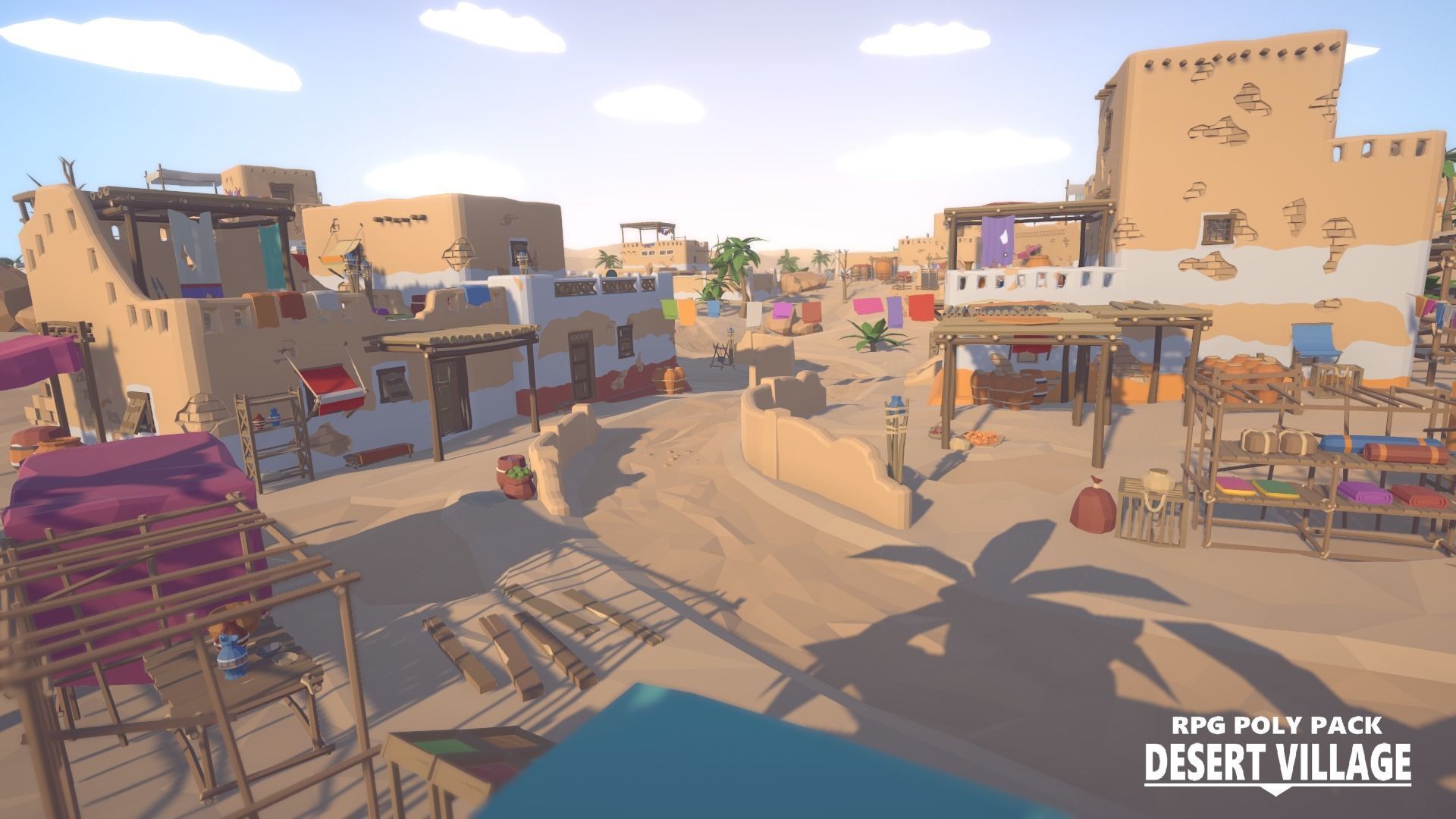 RPG Poly Pack - Desert Village Low-poly 3D model_9
