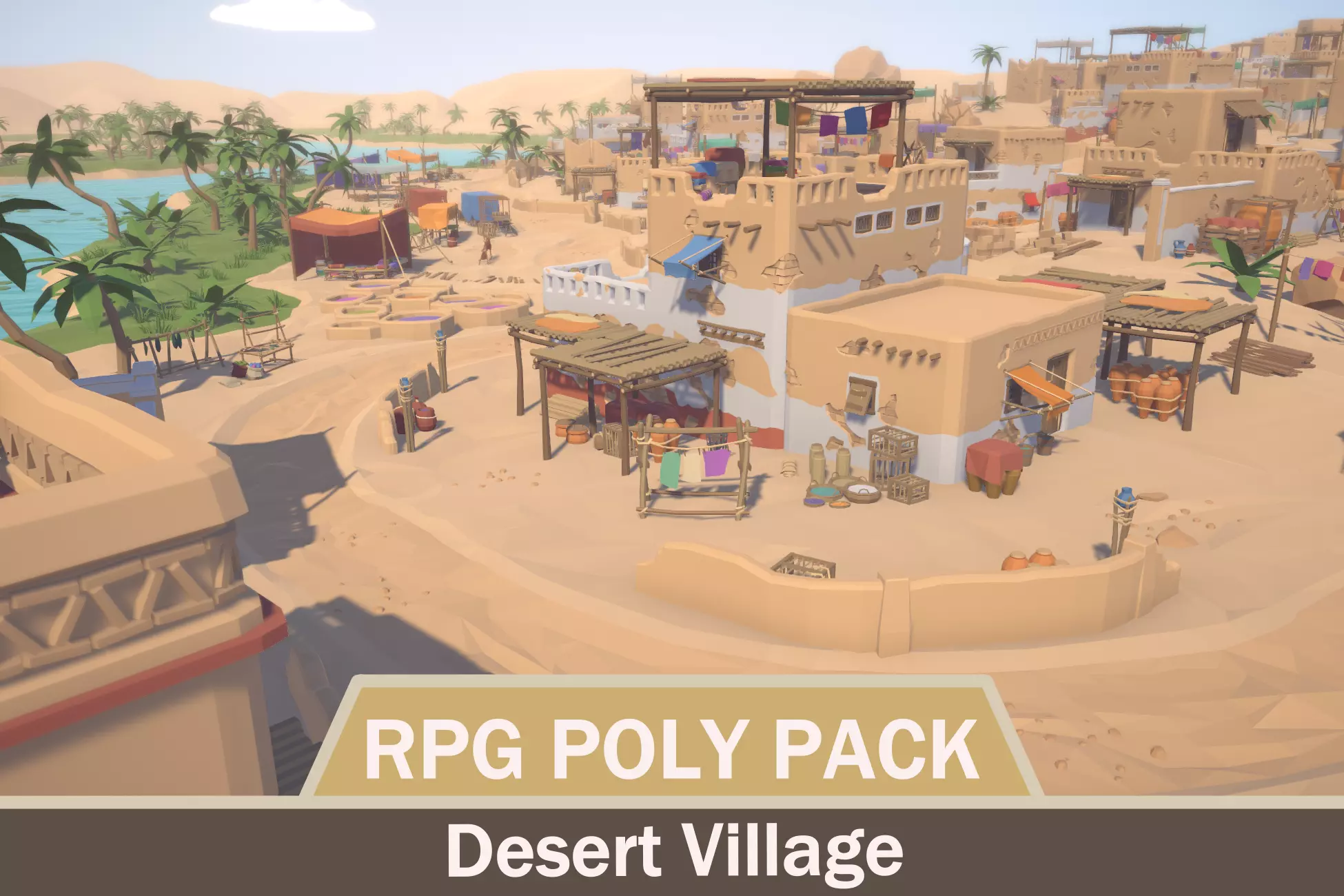 RPG Poly Pack - Desert Village Low-poly 3D model_0