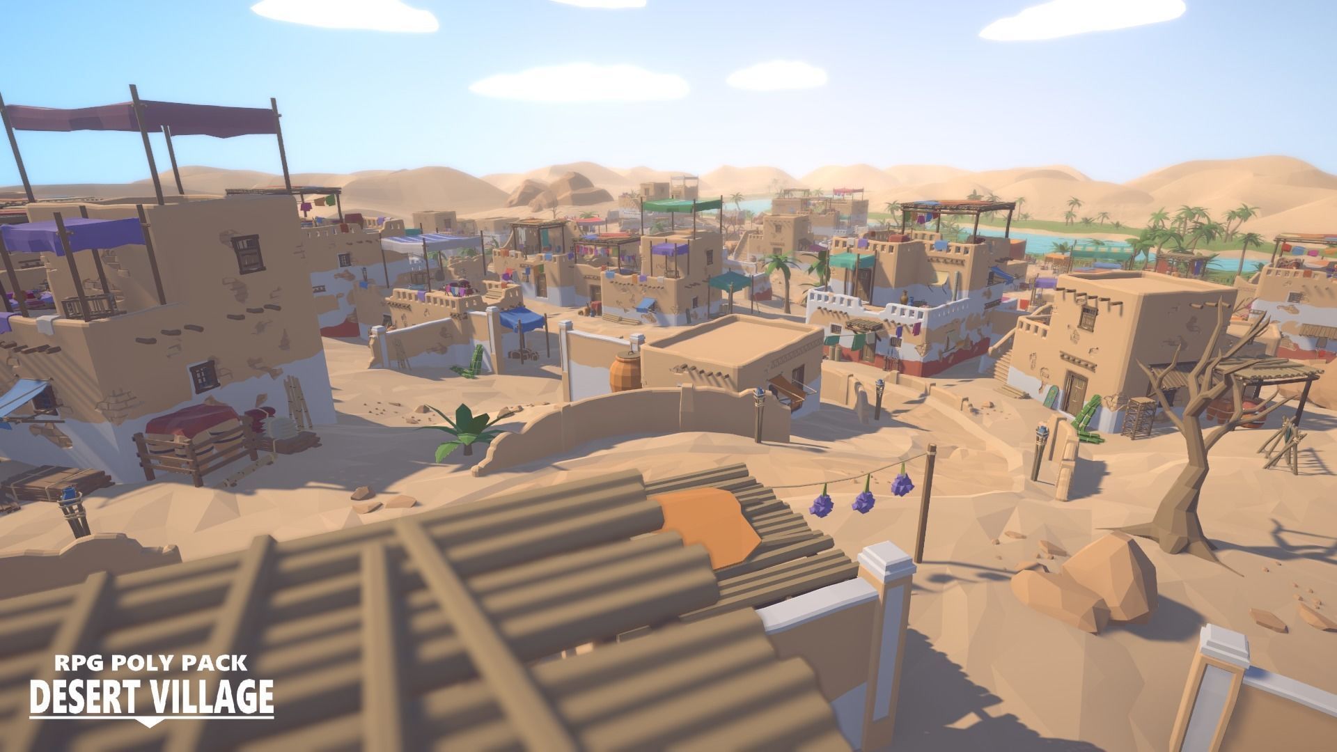 RPG Poly Pack - Desert Village Low-poly 3D model_1