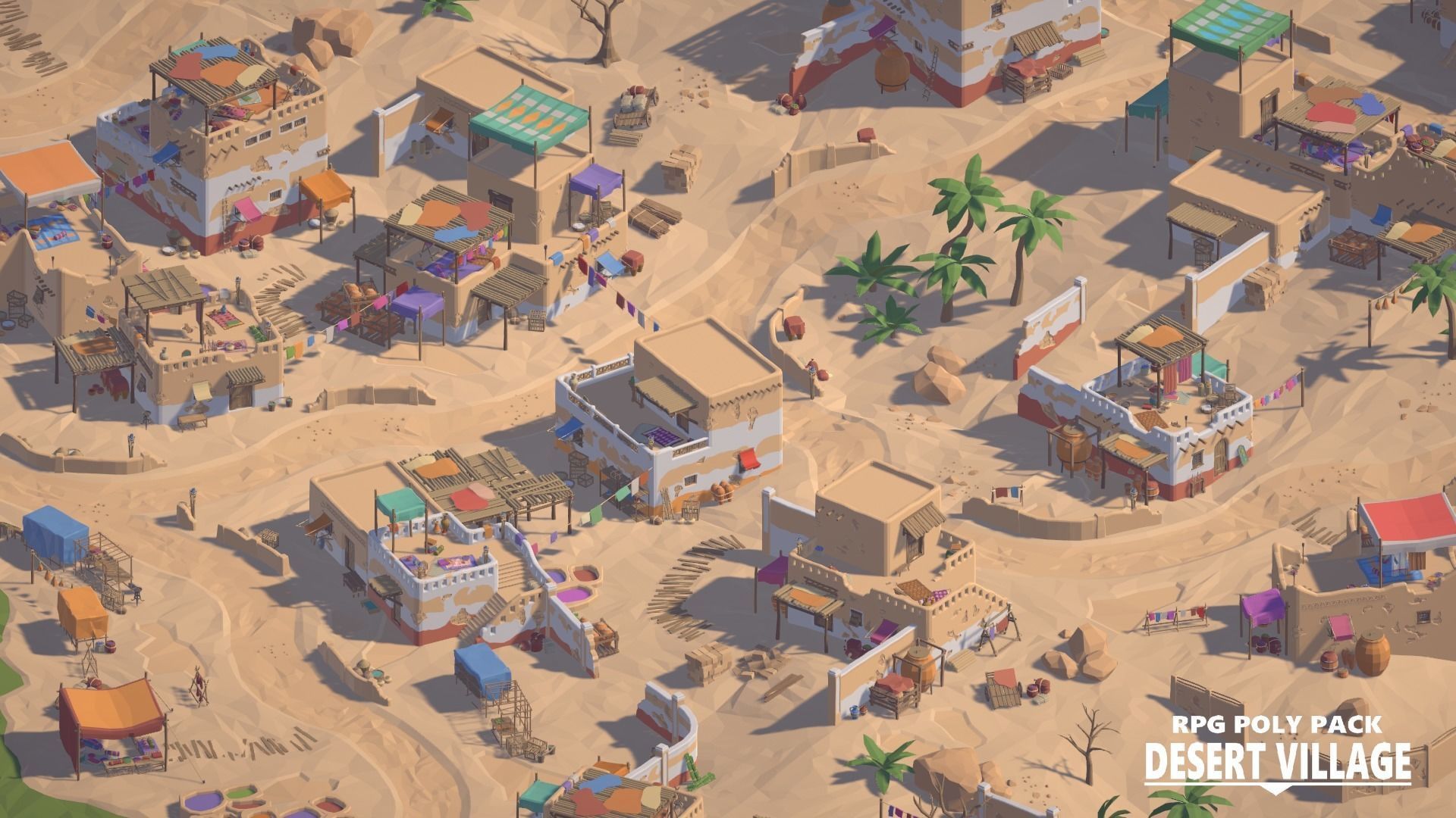 RPG Poly Pack - Desert Village Low-poly 3D model_8